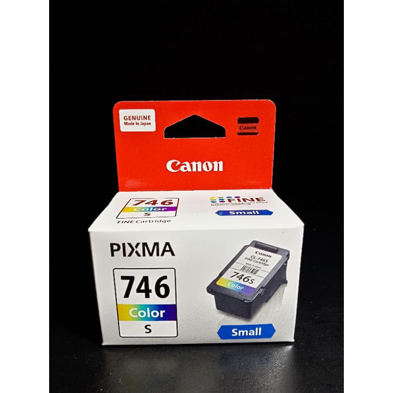tinta canon 747 small / catridge 746s warna