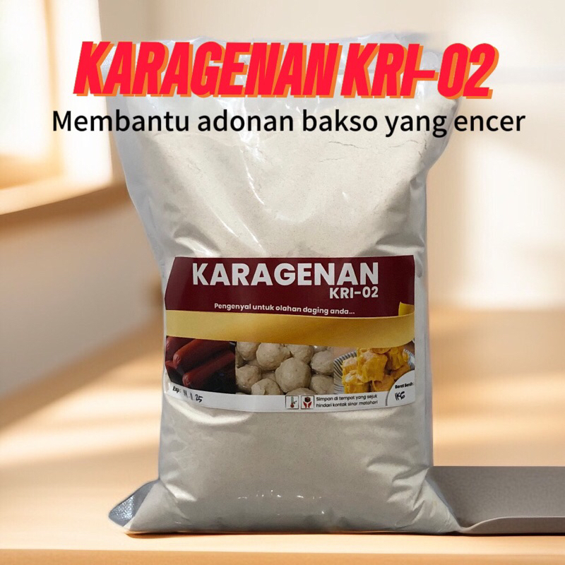 

(1kg) Karagenan KRI-02 / Penganyal Bakso/sosis/nugget/pentol/pempek/siomay dll