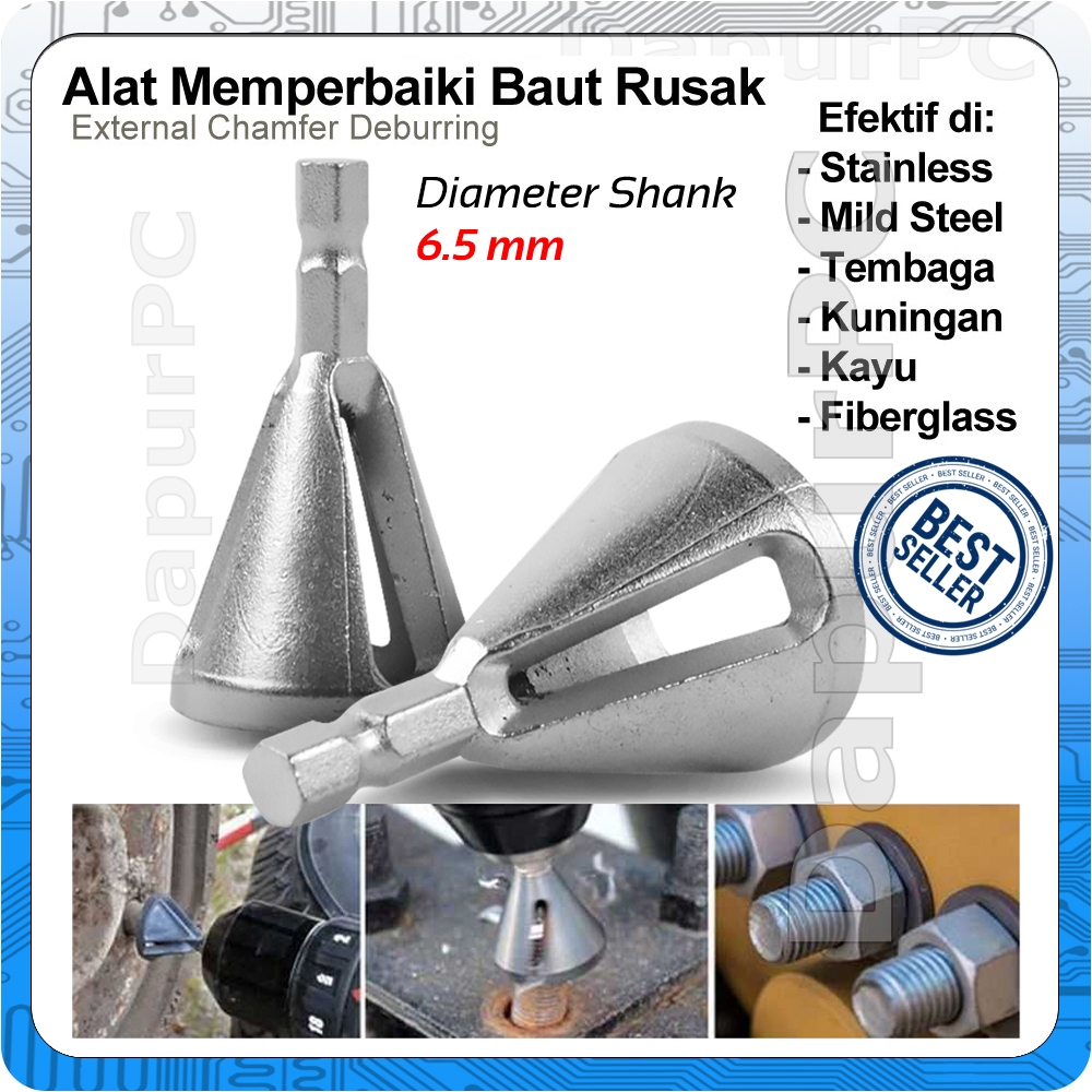 Alat Deburring Tools Mata Bor Eksternal Chamfer