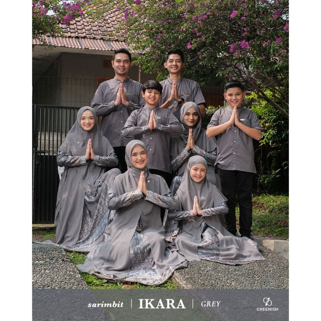 SARIMBIT 2024 GAMIS CANTIK MOTIF | IKARA SARIMBIT | IKARA DRESS BY GREENISM