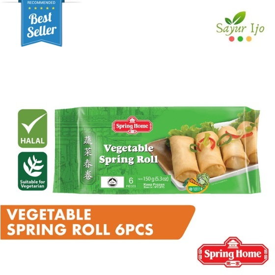 

Spring Home TYJ Vegetable Roll 150 Gram / Pack Isi 6 Pcs Cemilan Beku