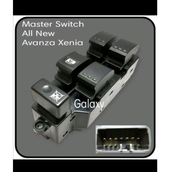 Master Switch Saklar Tombol Power Window All New Avanza Original