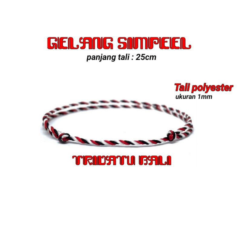 Gelang Tridatu Khas Bali Original