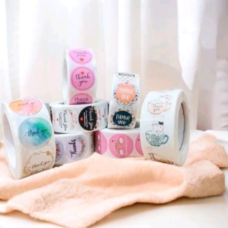 

STIKER THANK YOU 500 PCS Stiker Label Roll