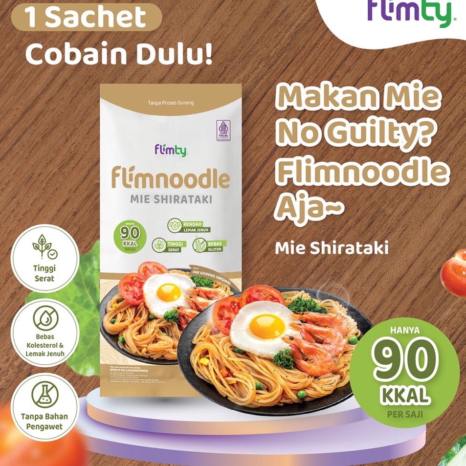 

Pilih Ini Flimnoodle Mie Shirataki (Tanpa Proses Goreng) - 1 Pcs