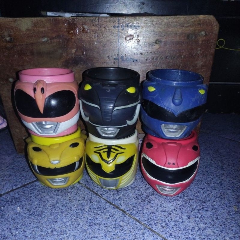 Figure Power Rangers MMPR Mug 1994 Rare