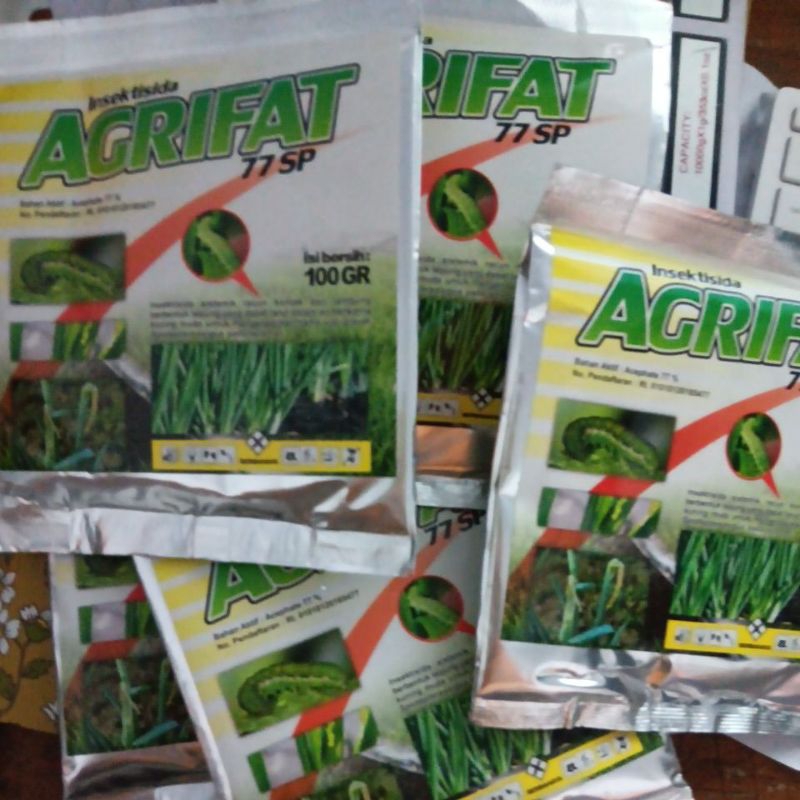 pengendali hama ulat INSEKTISIDA AGRIFAT 100 GRAM