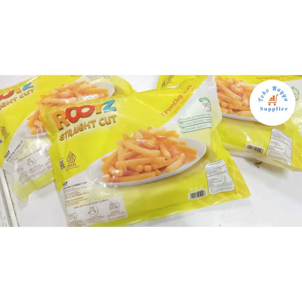 

ROOTZ Stik Singkong Frozen Cassava Stick Frozen | Straight Cut