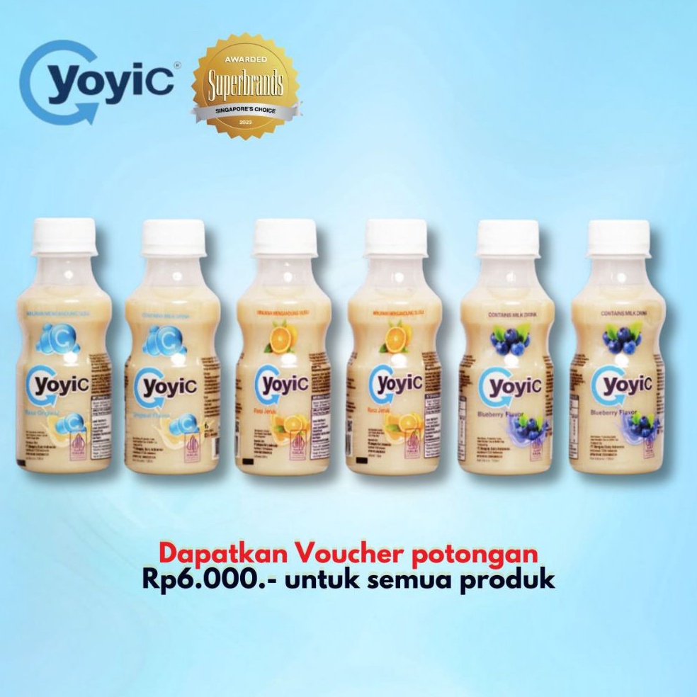 

Check Here 6 Botol YoyiC Minuman Susu Fermentasi Rasa Original, Jeruk, Blueberry 130 ML*6