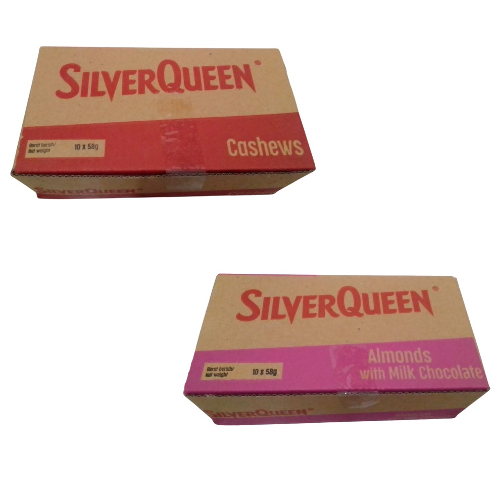

Miliki sekarang SILVERQUEEN BOX 58gr ISI 10pcs