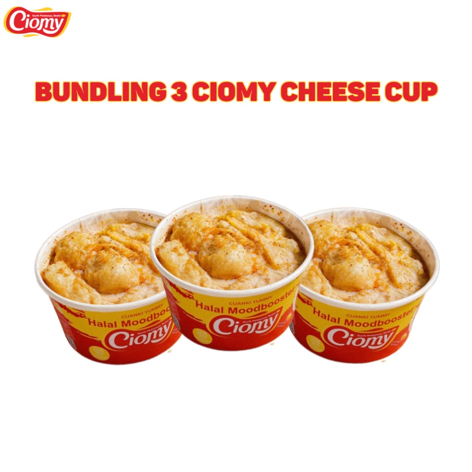 

Promo Sale CIOMY - Paket Bundling 3 Cuanki Cheese Cup Reguler