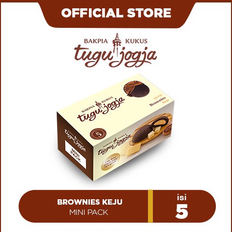 

See Here Bakpia Kukus Tugu Jogja Brownies Keju - Mini Pack