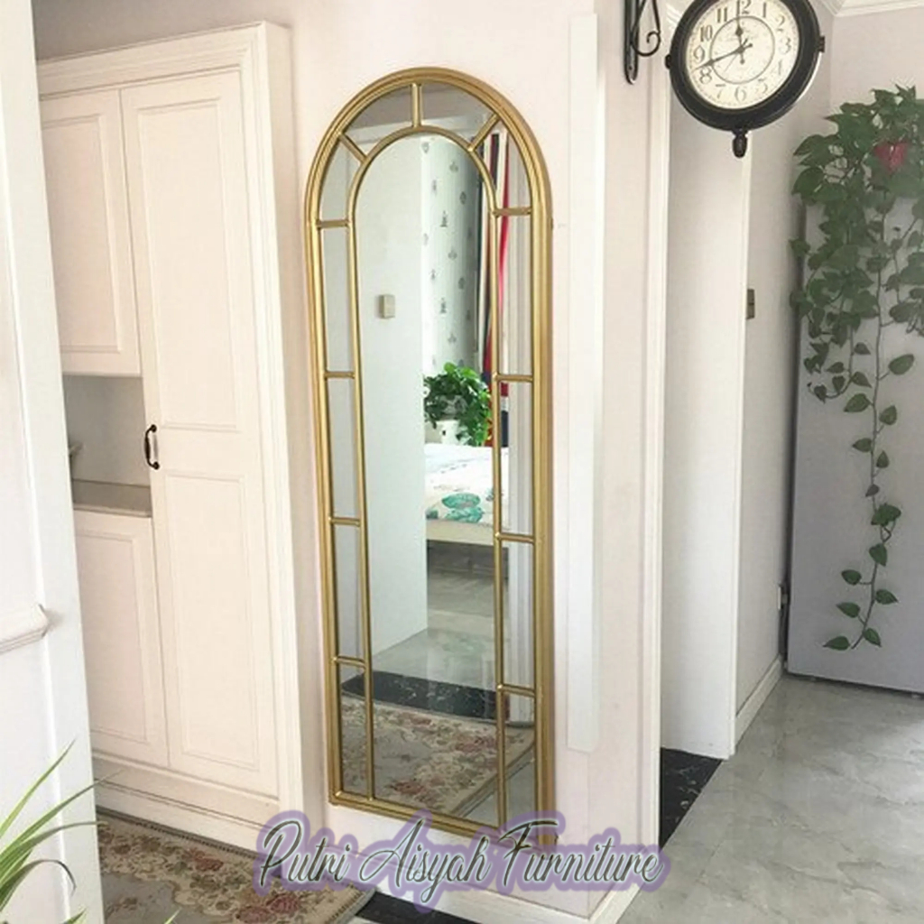 CERMIN DINDING CAT DUCO GOLD MINIMALIS