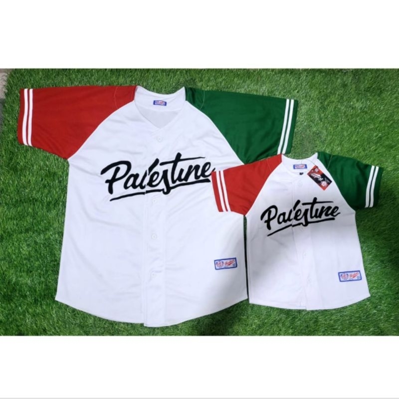 Jersey Baseball Palestina Couple Dewasa dan Anak