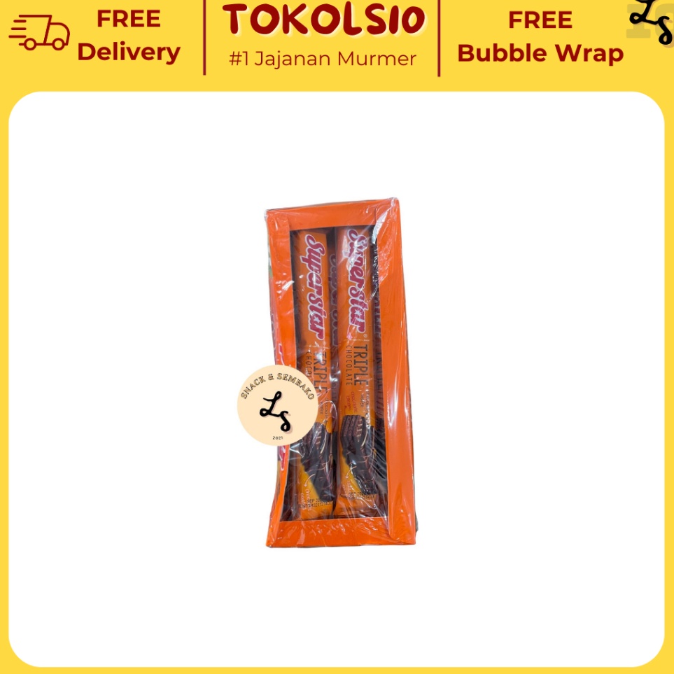 

Terdepan Roma Superstar Triple Chocolate Isi 12 pcs @16gr