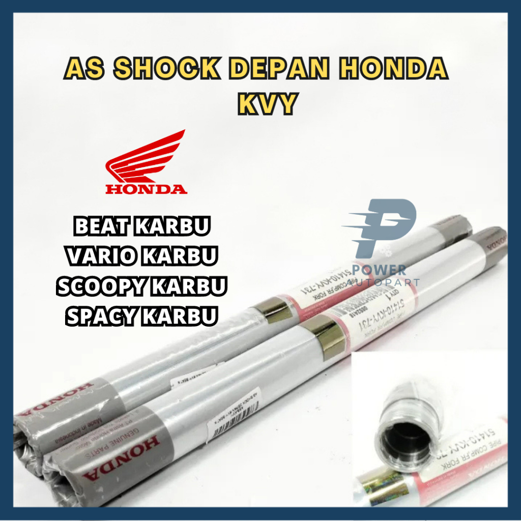 ORI As Shock Depan BEAT Karbu, Vario Karbu, Scoopy Karbu, Spacy Karbu Kualitas Terbaik Original - KV