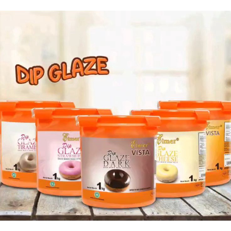 

Harga Terbaik PROMO!! Elmer Dip Glaze 1KG ALL VARIANT RASA LENGKAP!!