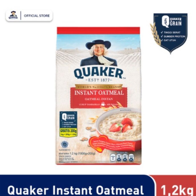 

Super Hits Quaker Instant Oatmeal 1200gr EXP APRIL 2025