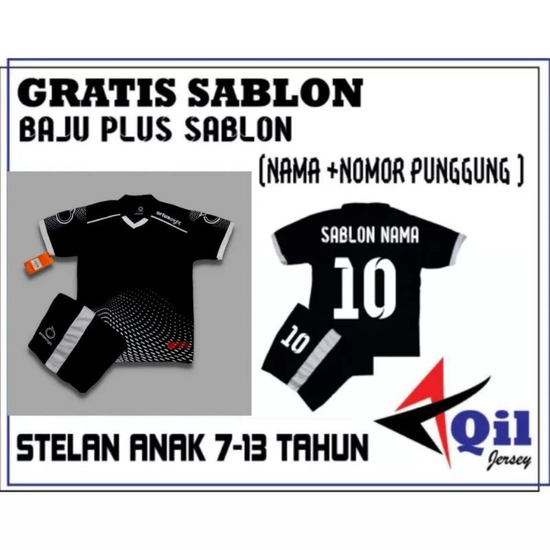 

JERSEY ANAK ANAK GRATIS NAME SET SABLON NO PUNG&NO CLANA