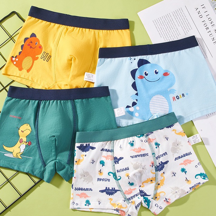 HGNG8818 Terbaru Kikidoo Celana Dalam Anak Laki Laki Boxer Katun Premium Import Murah BAL34