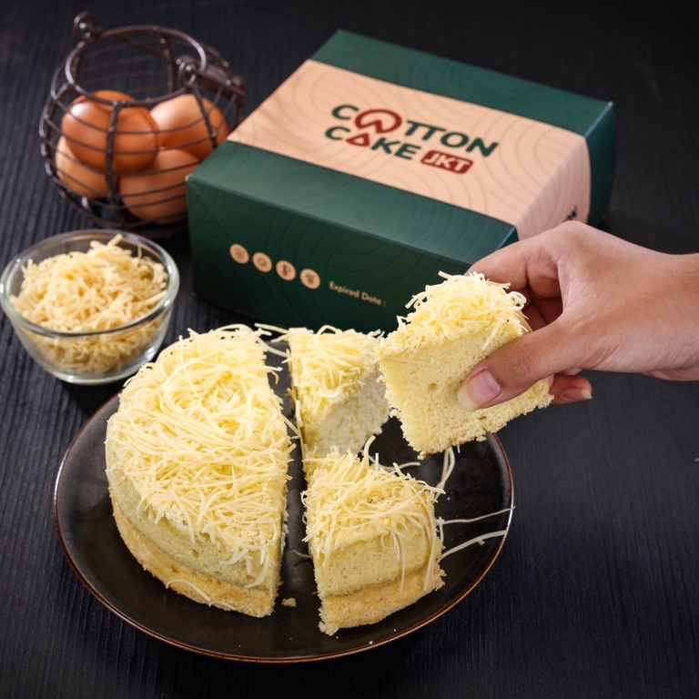 

Keren abis Cotton Cake Keju