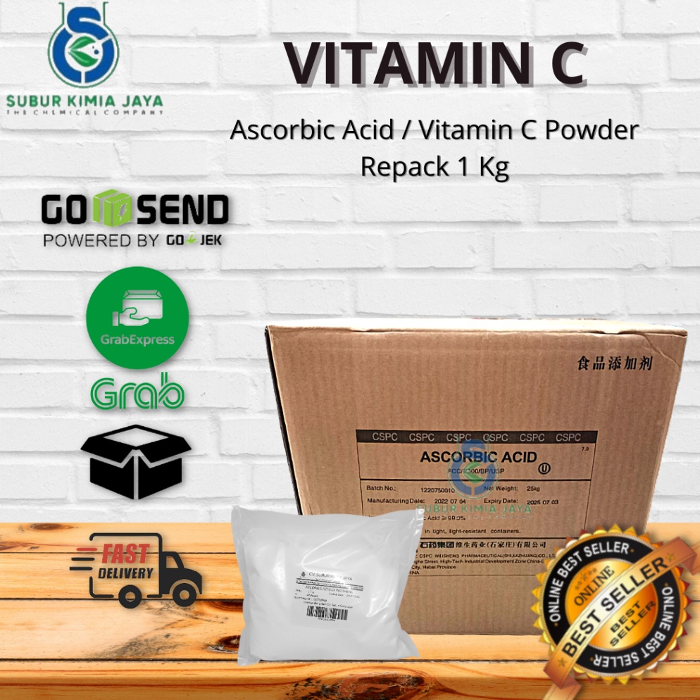 

Buruan pesan Ascorbic Acid Ex Weisheng / Vitamin C Powder Food Grade 1 KG