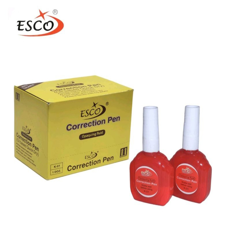 

Tip X / Tipe EX / Penghapus Pen / Correction Fluid Pen Esco ( Per pcs )