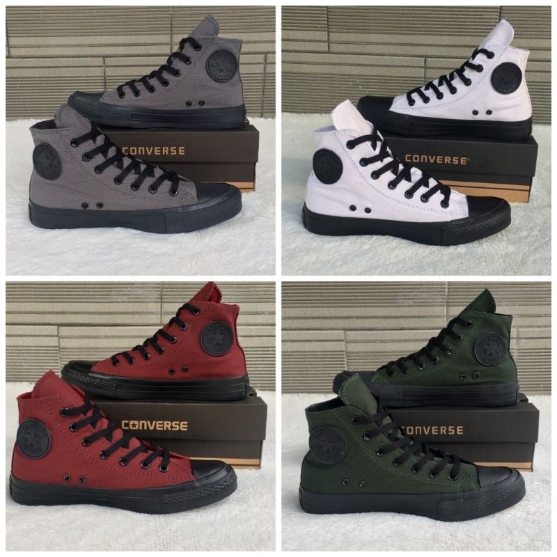 Sepatu Tinggi Converse All Star Sepatu Sekolah Pria dan Wanita