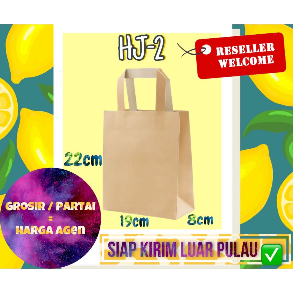 

MINIMAL ORDER 12 PCS!! DAN KELIPATAN!! TIDAK BISA 20 30 40 PAPERBAG HJ 2 18x8,5x22,5 TAS KERTAS TAS BELANJA PAPERBAG SOUVENIR HAMPERS BAG TAS KADO TAS WEDDING TAS HADIAH TAS HANDLE RATA TAS FLAT ROPE TAS CANTIK.
