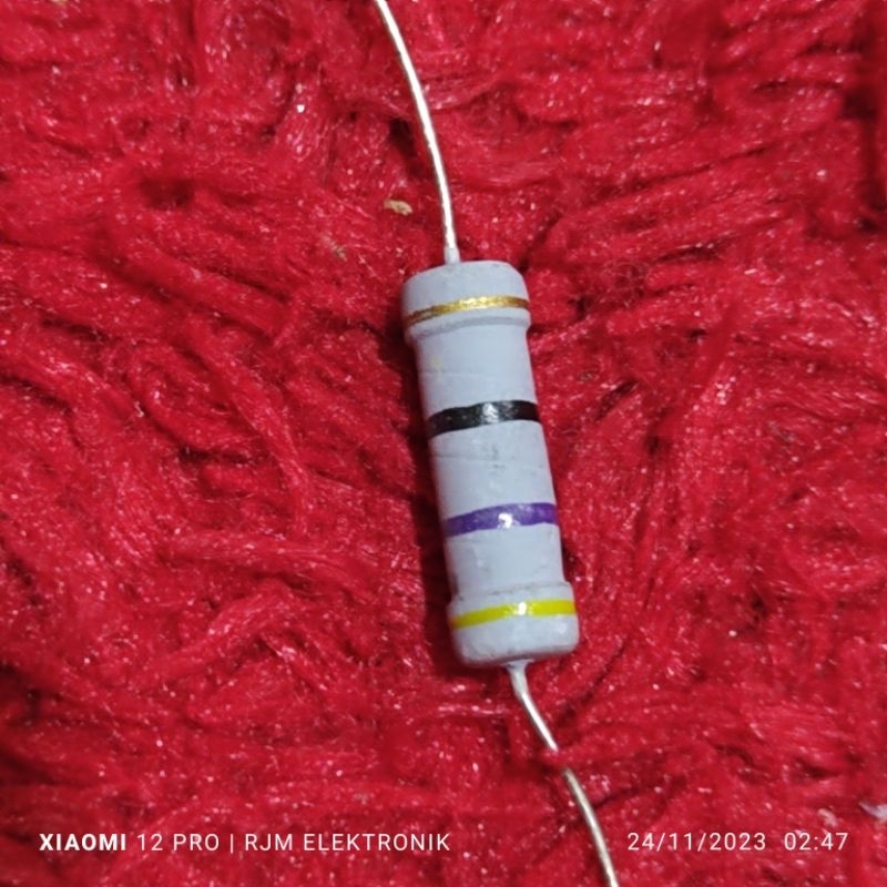 resistor 47 ohm 2 watt