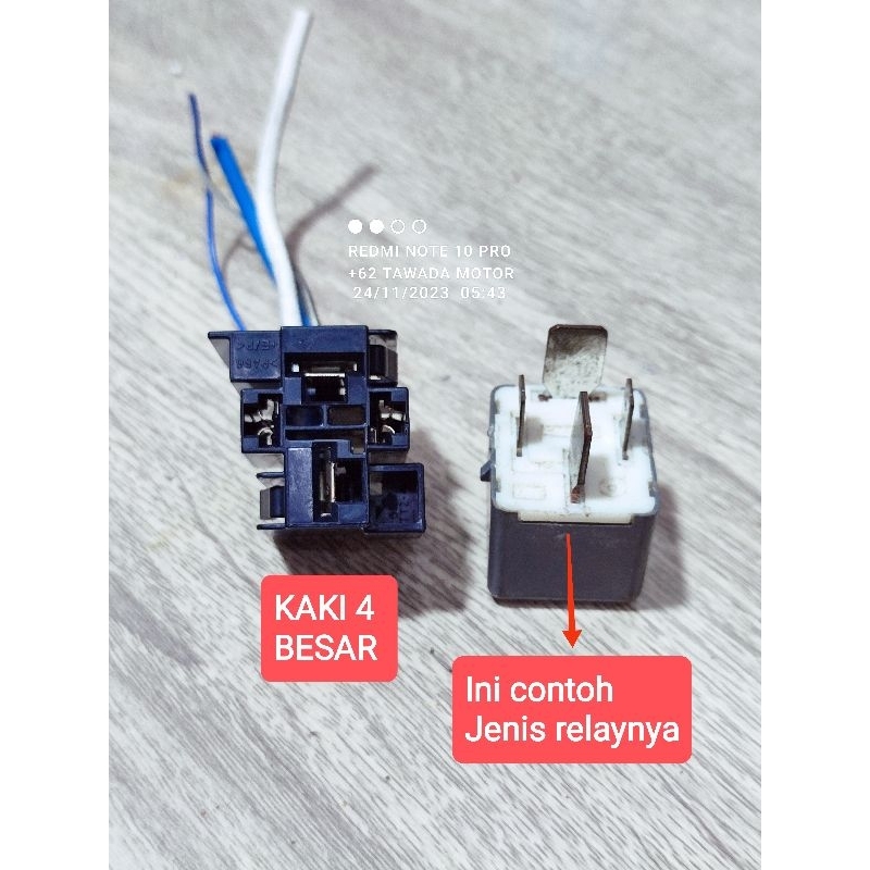 SOKET RUMAH RELAY DENSO KAKI 4 BESAR