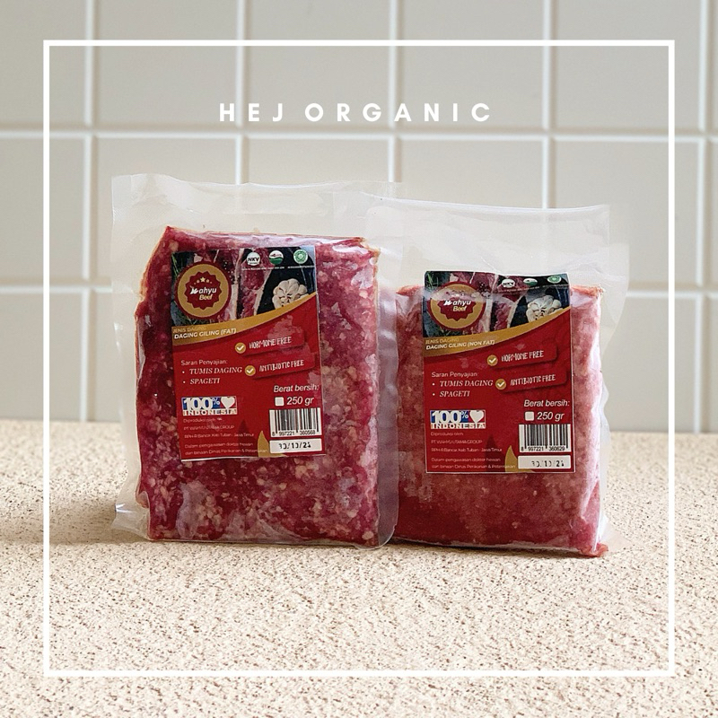 

Daging Giling Fat & Non Fat Sapi Organik By Wahyu Beef