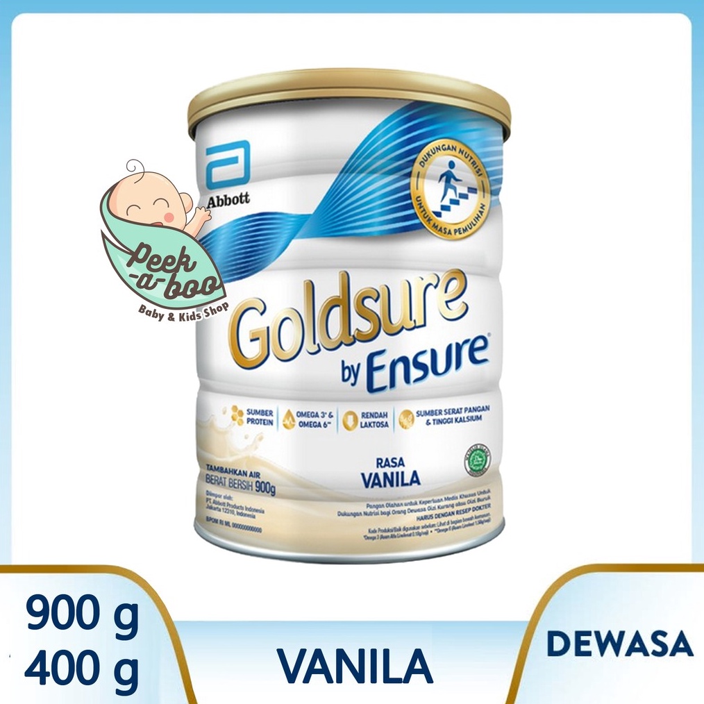 

12.12 ✨Promo✨ GOLDSURE BY ENSURE VANILA 900GR 400GR SUSU NUTRISI DEWASA !!!