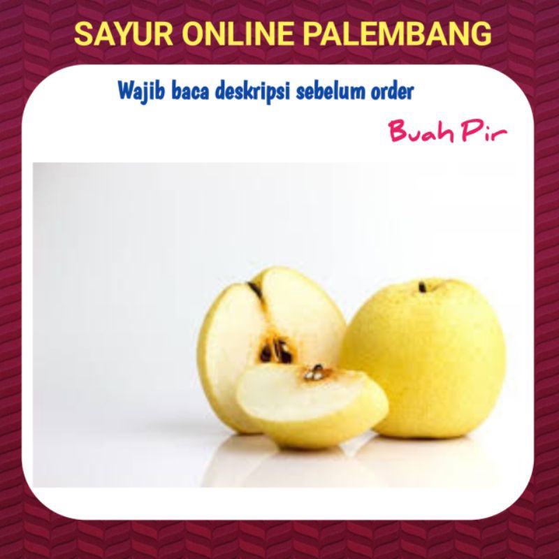 

Buah Pir 1kg - Toko Sayur Sayuran Segar Online Palembang