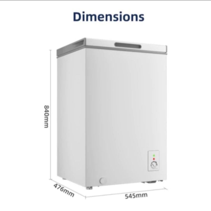 CHANGHONG FCF-136-DW BOX FREEZER/ CHEST FREEZER 110 LITER FCF-136-DW