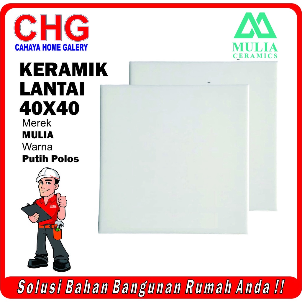 HOT Product Keramik Lantai Putih 40x40 Merek Mulia buruan