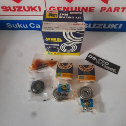 SALE bearing klaher laher laker roda depan set kit seal sil YAMAHA V75 V80 V 75 V 80 ALFA SIGMA ASLI