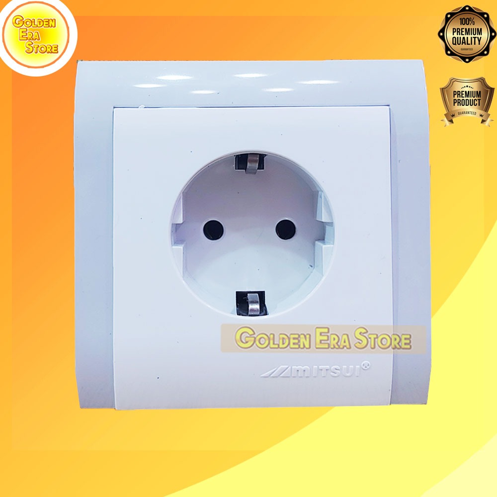 MS16 TANAM / Mitsui Helios Stop Kontak  /Stop Kontak Tanam IB / Colokan Listrik / SNI