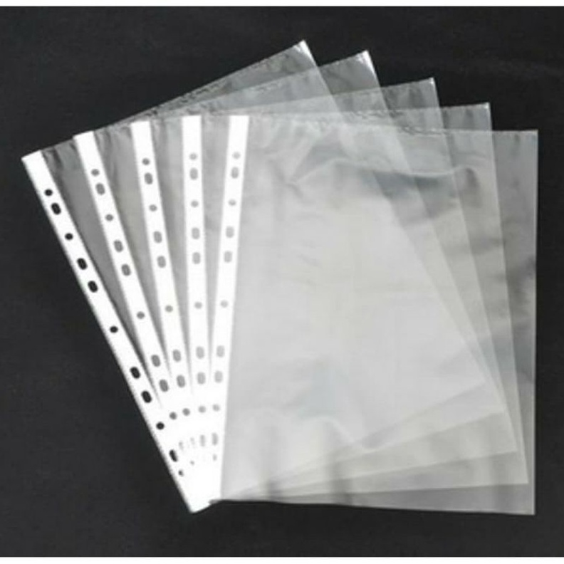 

✨SHOPEE MALL✨ Sheet Protector Folio 100 Lembar Plastik PP Pocket gas !!