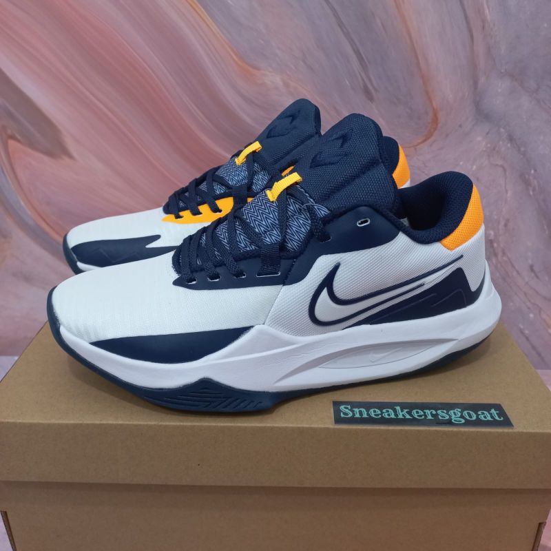 NIKE PRECISION 6 NAVY WHITE ORANGE - PREMIUM ORIGINAL