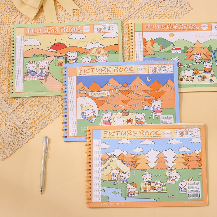 

BUKU GAMBAR ANAK A4 BUKU SKETSA 30LBR SKETCH DRAWING BOOK +STIKER 5070