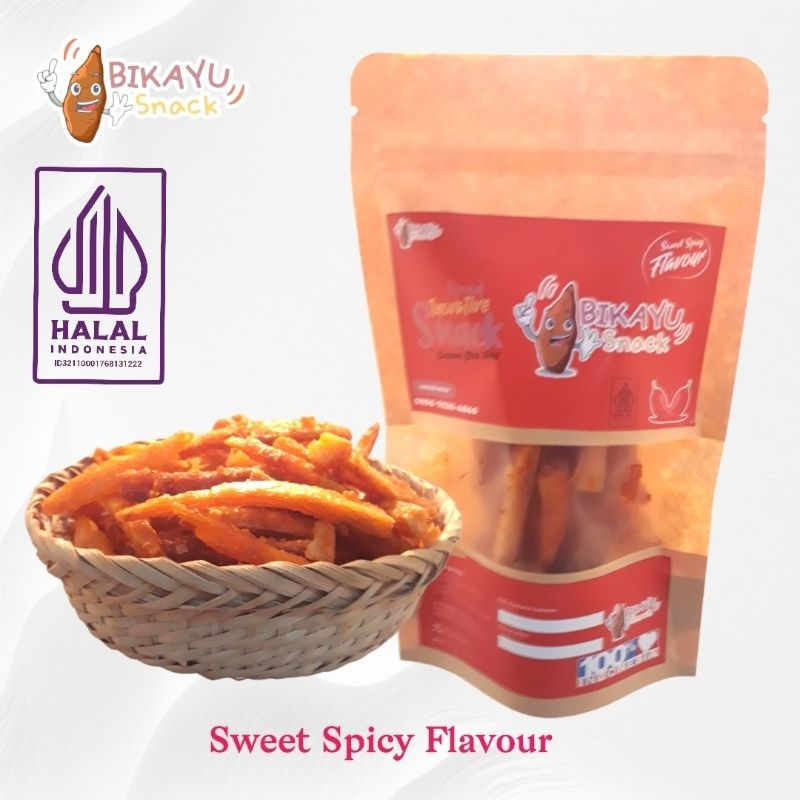 

Keripik Kripik Balado Pedas Manis Stik Stick Snack Makanan Ringan Kekinian Bandung 100g