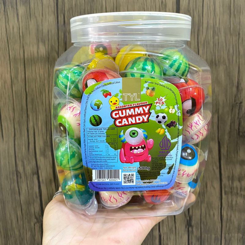 

Tyl Gummy Candy 500gr Toples