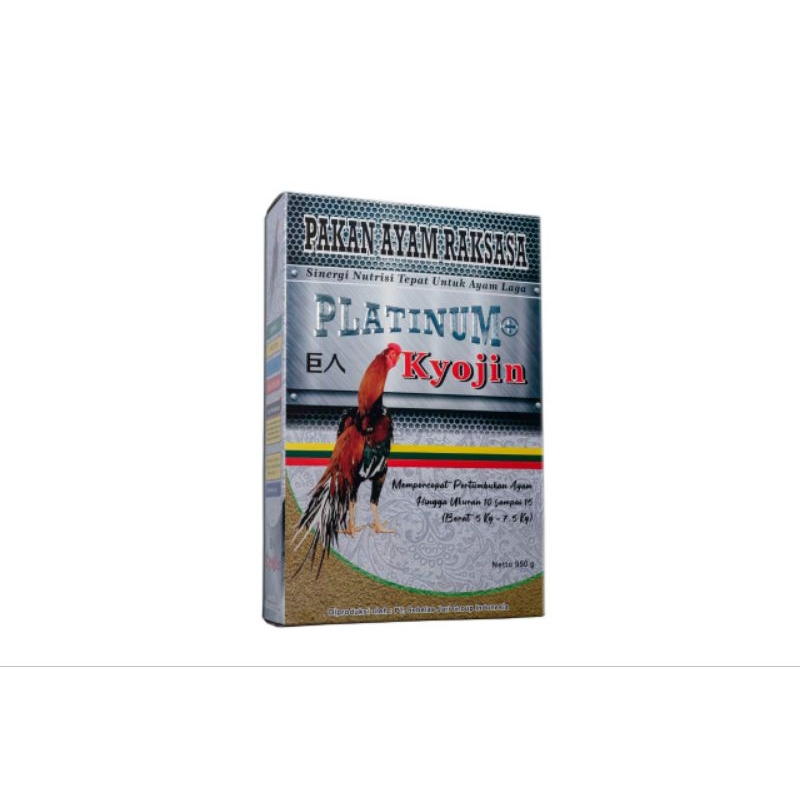 RB KYOJIN PLATINUM+ PLUS (REPACK 190gram) PAKAN AYAM RAKSASA PERTUMBUHAN AYAM PLUS