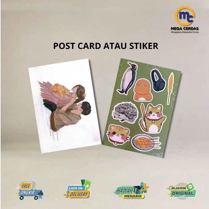 

HADIAH POSTCARD ATAU STIKER - HADIAH NARATAMA