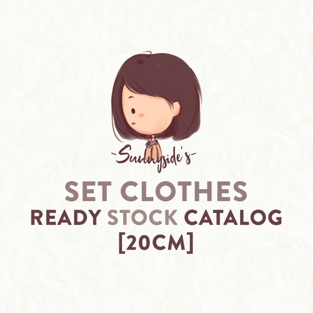 [Doll Clothes] Ready Stock Doll Clothes Set Doll 20cm | Kpop Doll - Anime Doll - NCT Doll - BTS Doll