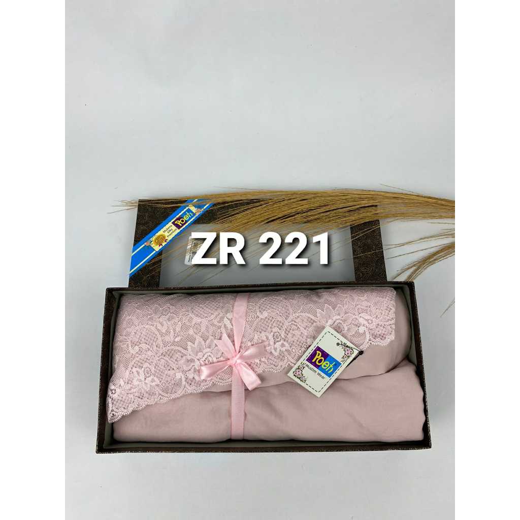 Mukena Zara silk poeti original full renda mukenah poety poeh dewasa murah grosir