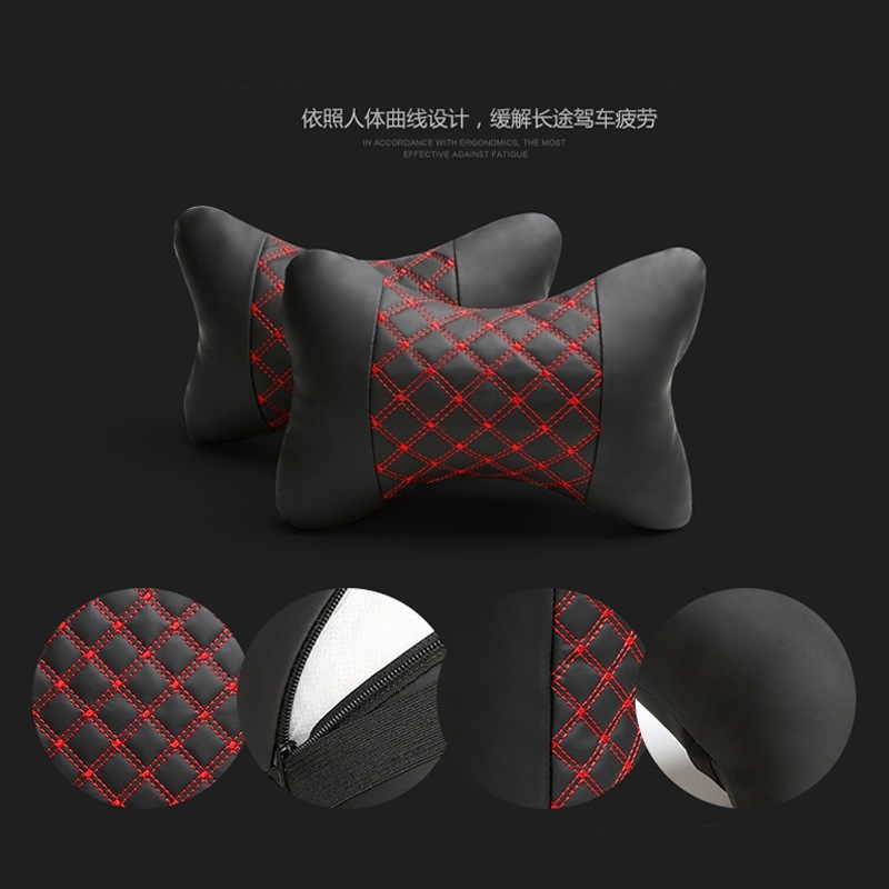 Bantal Leher Mobil/bahan kulit berkualitas empuk dan nyaman