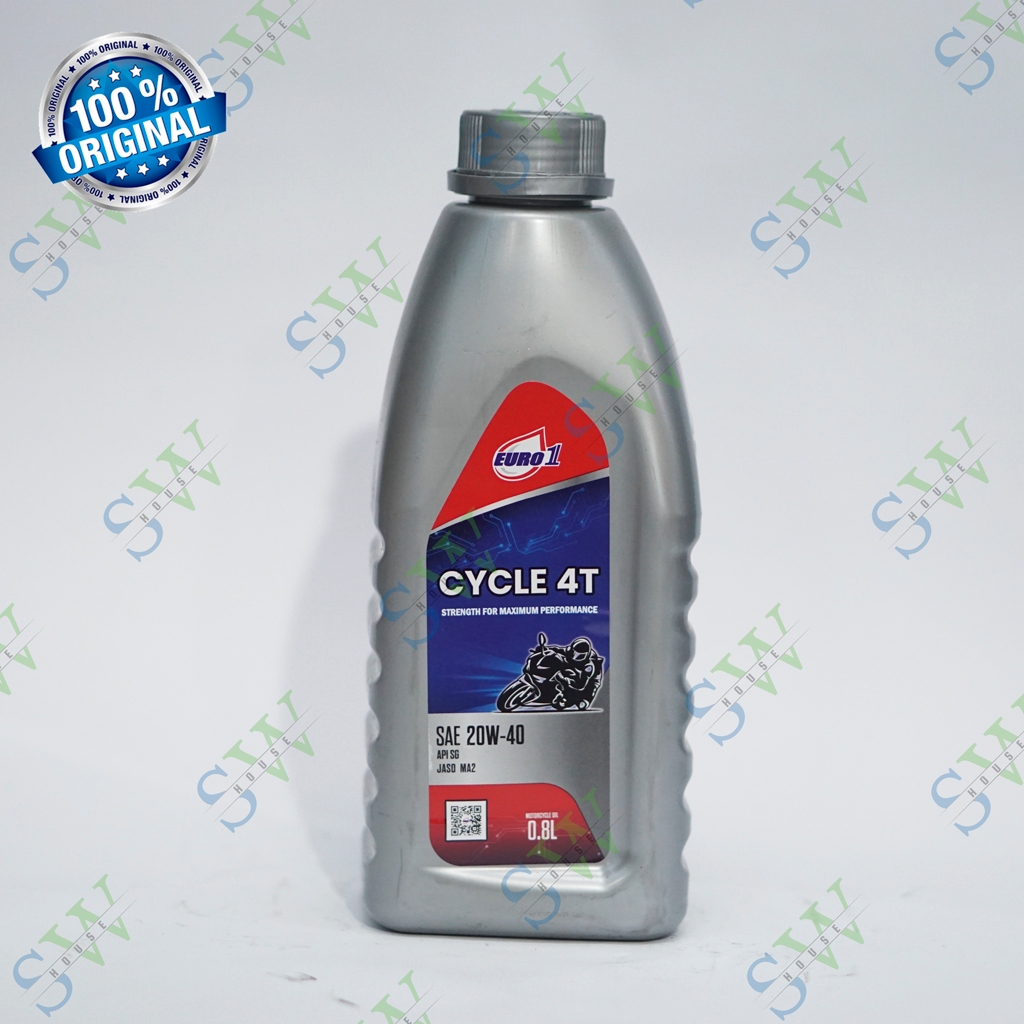 Oli Motor Euro1 4T 20W40 0.8L / Oli 4T Euro1