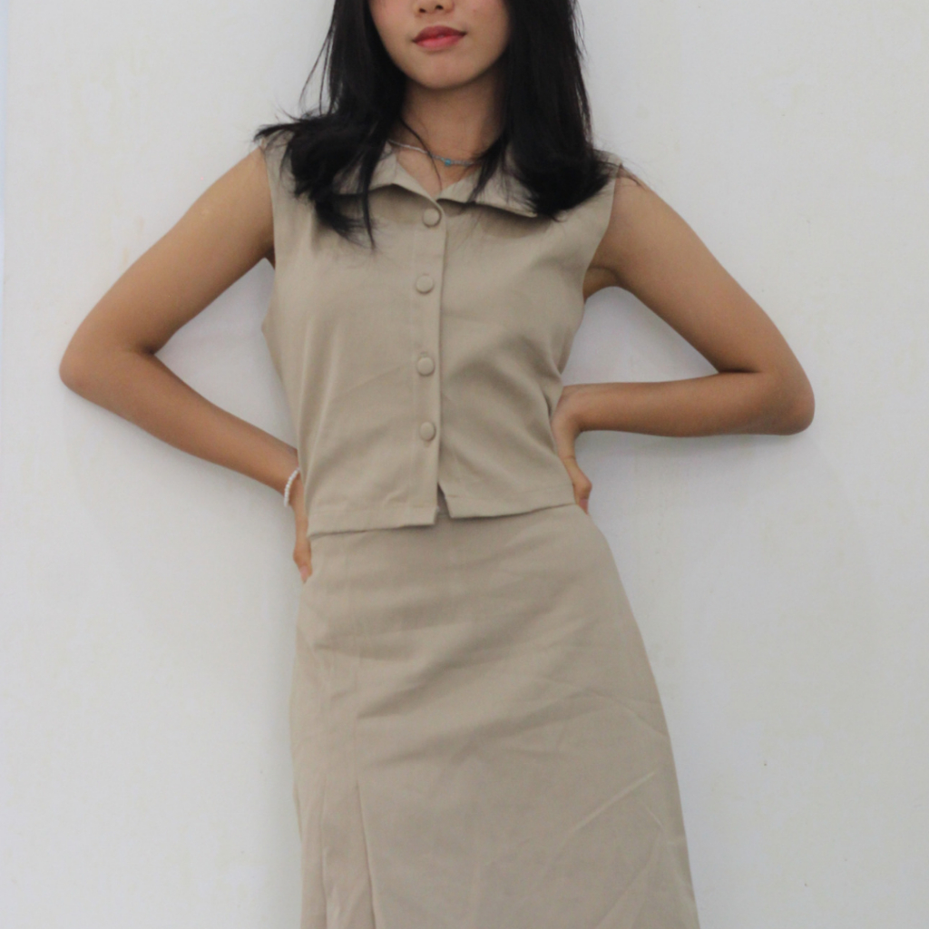 Lithe Vest - Rompi / Vest / Waistcoat Kanvas Korean Style